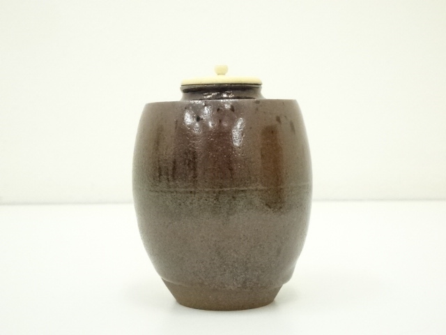 道具 ] - 道具 趙誠主造 肩衝茶入（共箱）（仕覆付） □z | ネット